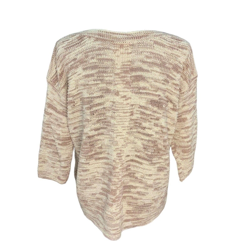 Pure J Jill Sweater Woven Sweater Top Boat Neckline Small Petite Oversized Read - Picture 3 of 13
